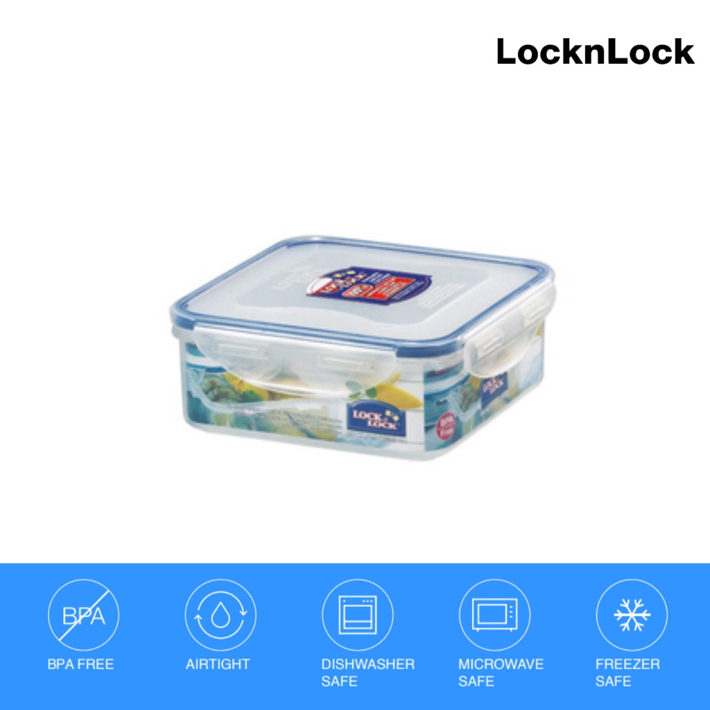 LocknLock Official Classic Food Container 870ml Square (HPL-823 ...