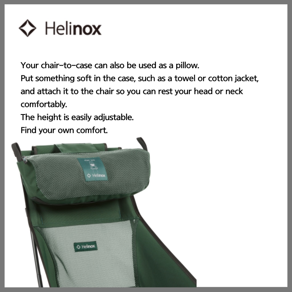 Helinox deals pillow attachment