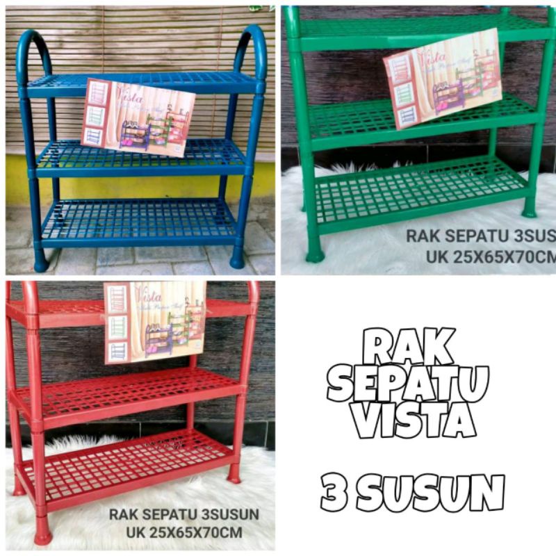 3-tier shoe rack | Shopee Singapore