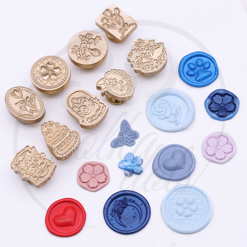 Mini 3D Heart Wax Stamp