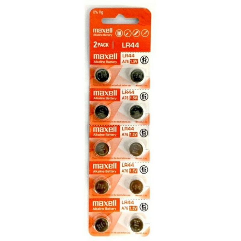 LR44/LR41/LR1130 GENUINE Maxell (JAPAN) Coin Cell Lithium Battery 3V