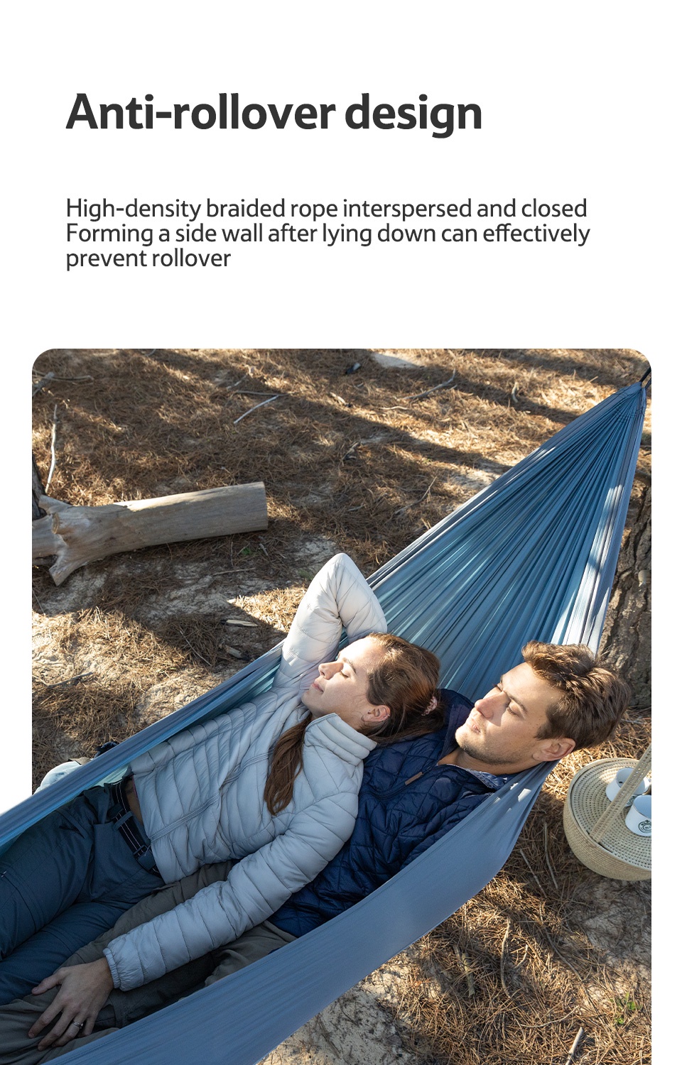 NatureHike Camping Hammock Double Single 1-2 Person Bearing 200kg With ...