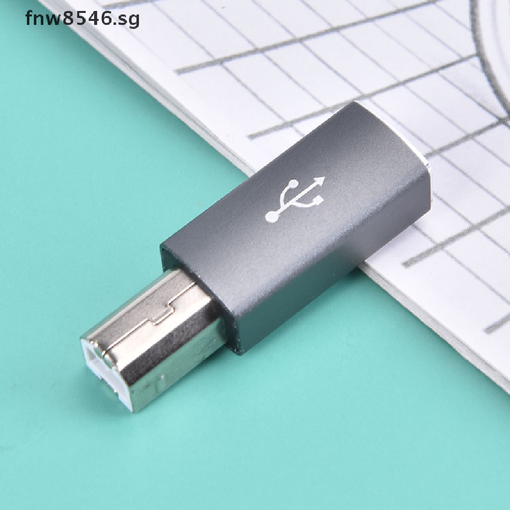 【fnw】 USB Type C Female to USB B Male Adapter for Scanner Printer