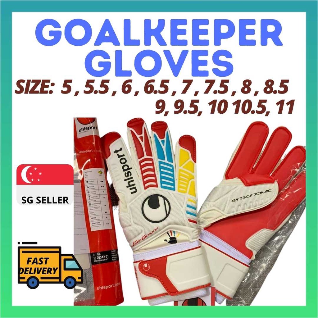 [GOALKEEPER GLOVES] ERGONOMIC SOFT GK GLOVE GOALKEEPERS GLOVE