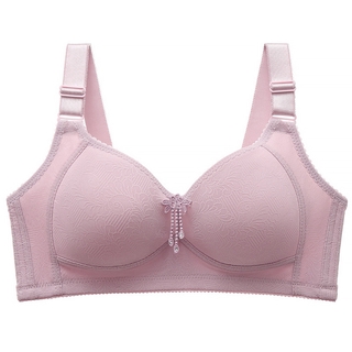 Wireless Bra Size 38-46 B C Cup Soft Lace Without Pad Push Up Bra Big Size  Bras No Wire No Pad Bralette