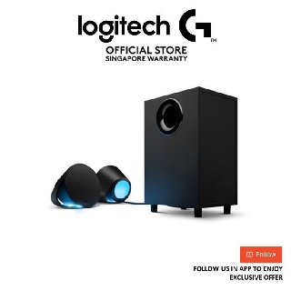 Logitech g560 lightsync pc gaming speakers with game 2024 driven rgb lighting