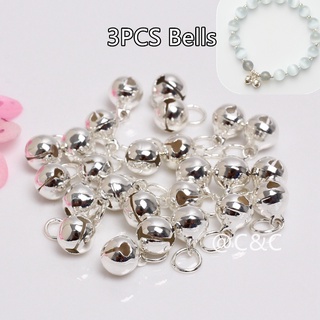 3PCS Small Bell Craft Bells Bell Charms For Jewelry Making Tiny