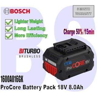 Bateria ProCore 18V 8.0Ah CoolPack Bosch 1600A016GK