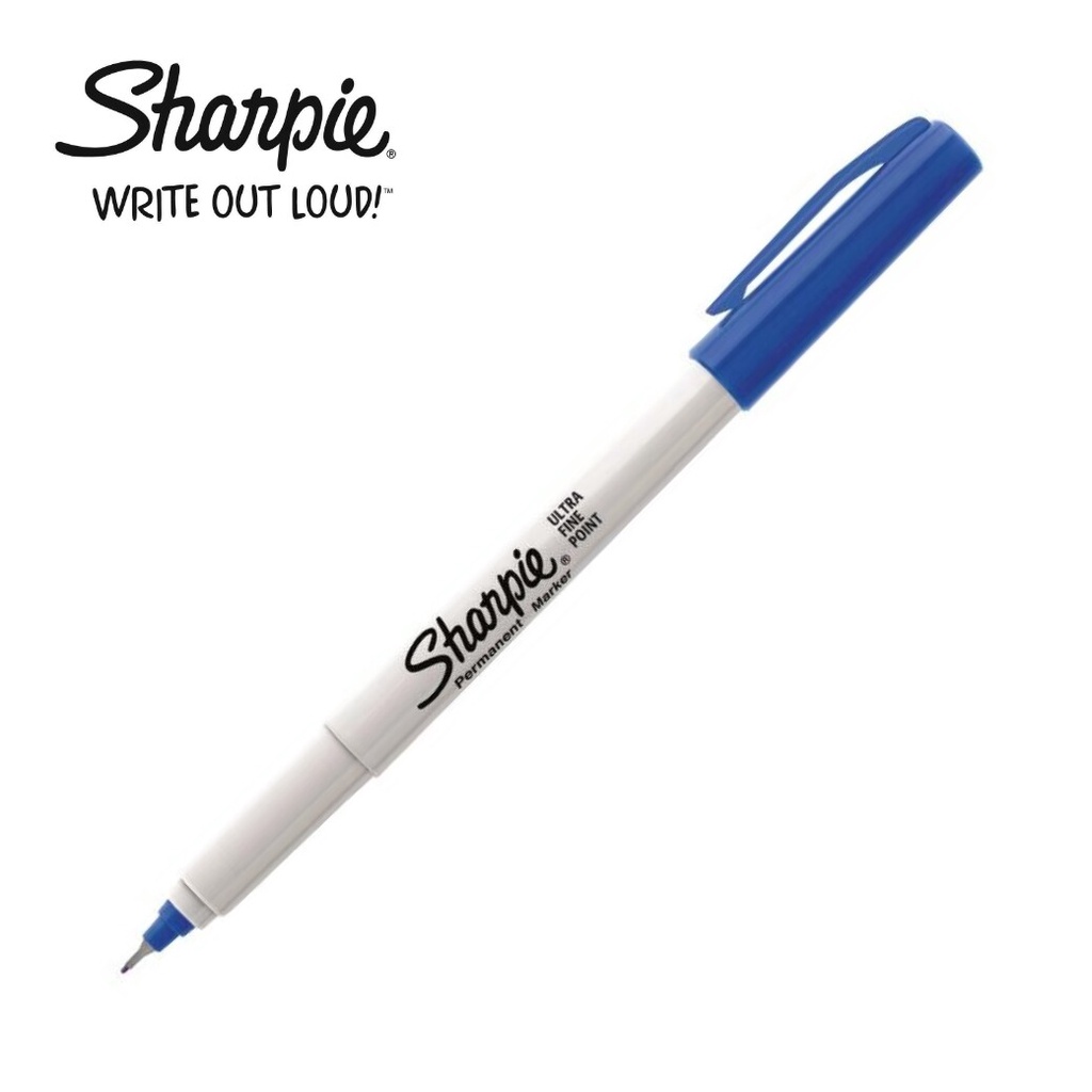 Sharpie Chemical Pen Permanent Ultra Fine 0.3mm-Blue | Shopee Singapore