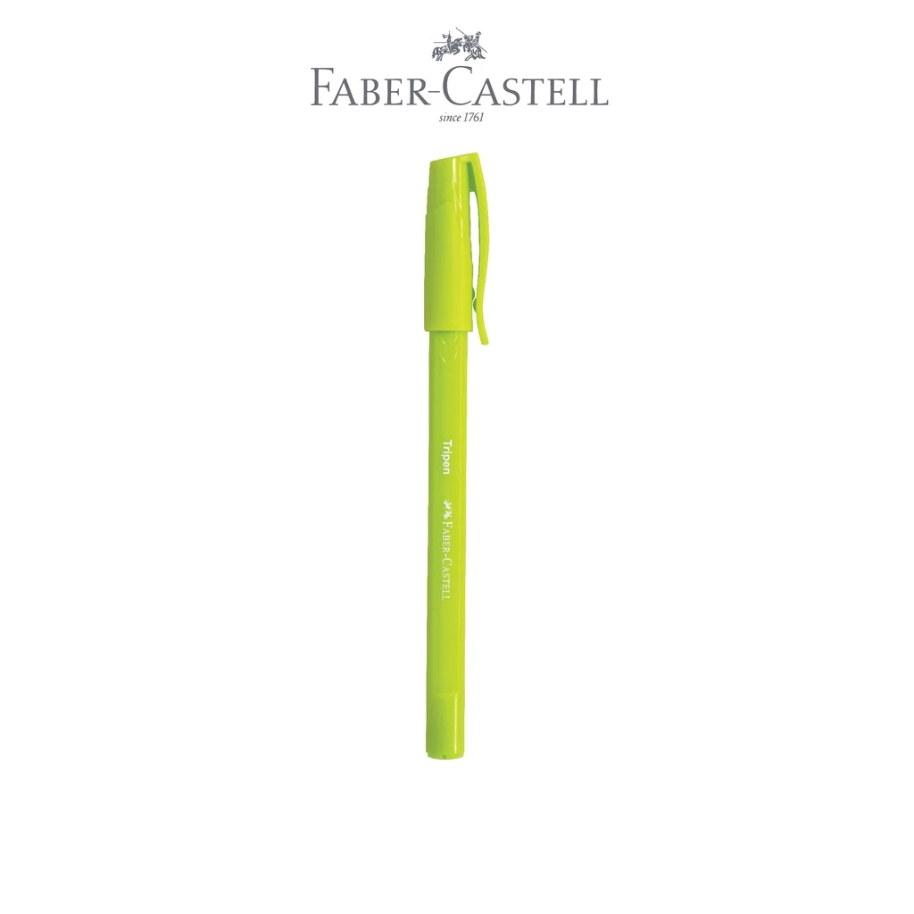 Faber-Castell Ballpen Pen Tripen 0.7mm MixBarrel Black Ink Box 12 Free 2 Pcs - Gambar 3