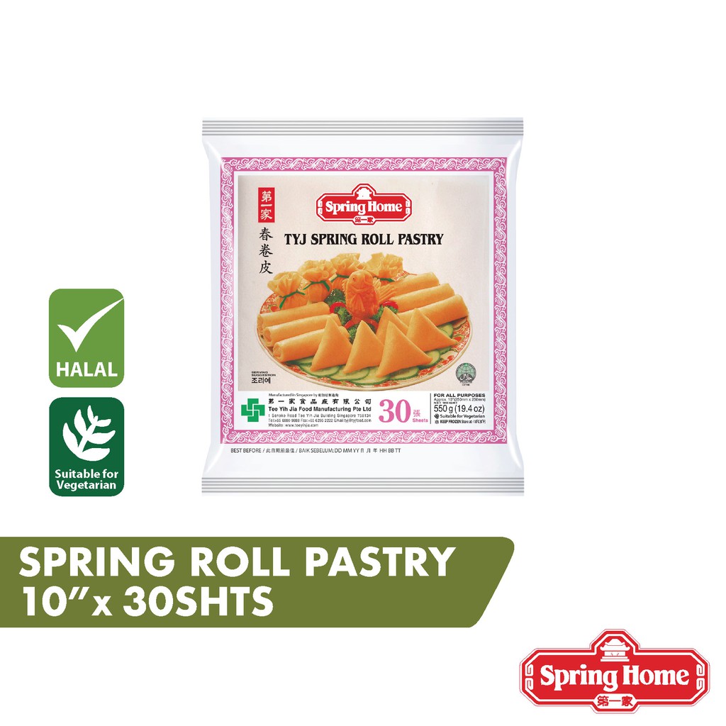 Spring Home TYJ Spring Roll Pastry 6 (50 Sheets) - 14.1 oz (400 g