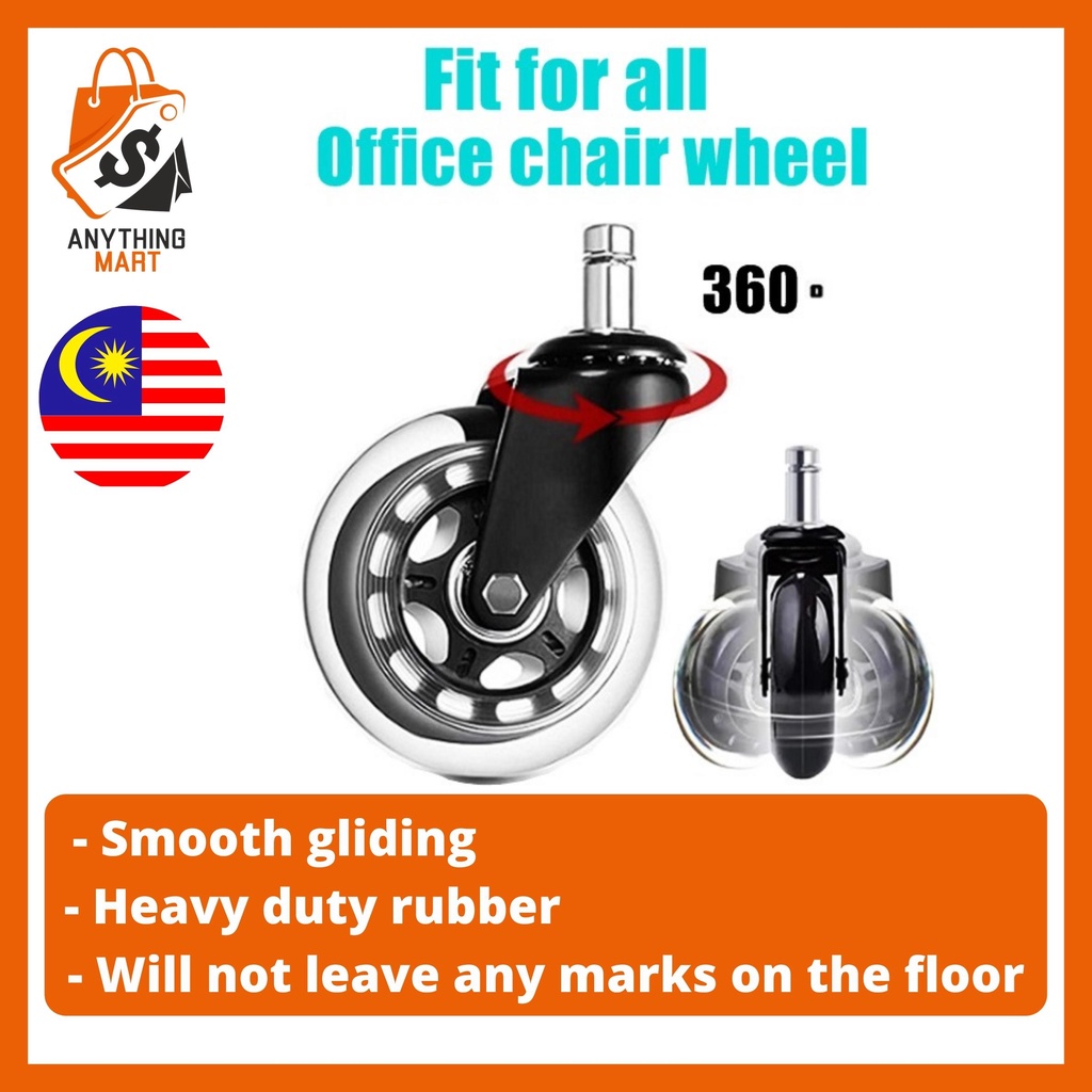 Office Chair Kerusi Pejabat Office Chair Wheel Roda Kerusi Pejabat Kaki