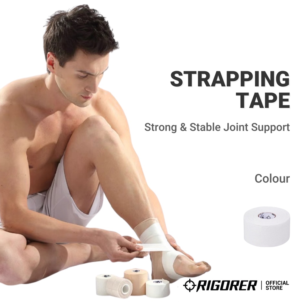 Rigorer Rigid Strapping Tape [KT009]-(Finger Sports KT Waterproof Medical Athletic Muscle Rigid Physio Exercise Adhesive