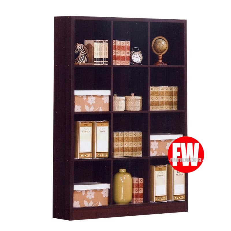 12 Compartment Bookcase Bookcases & Shelving Bookshelf Filing