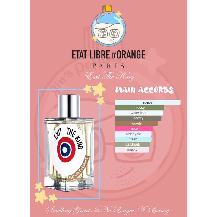 Etat Libre D'orange exit the king unisex perfume decant | Shopee