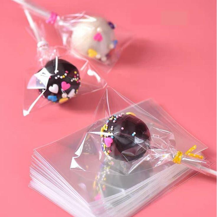 100pcs Cake pop wrappers packaging plastic bag 100pcs /pack Shopee