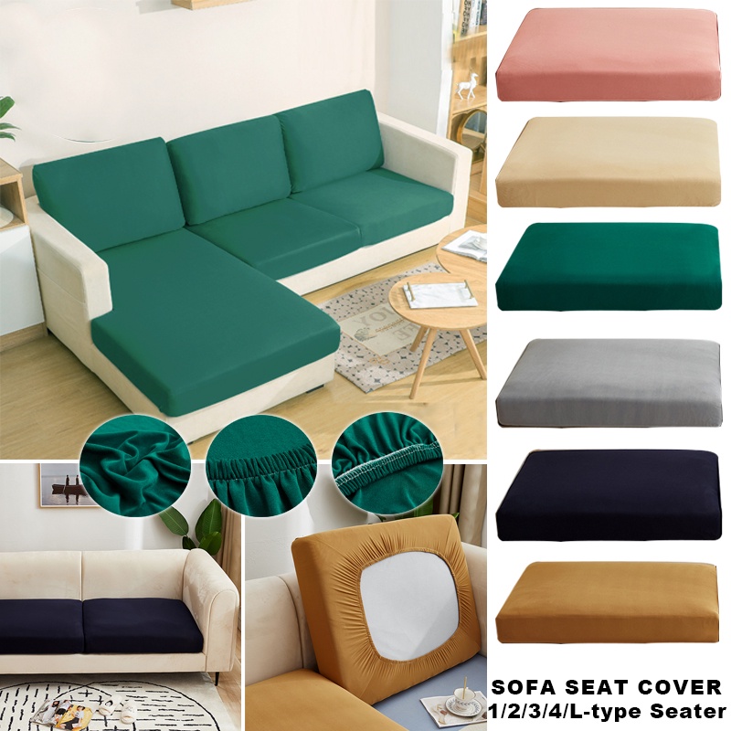Elastic Sofa Seat Cover Patchwork Large