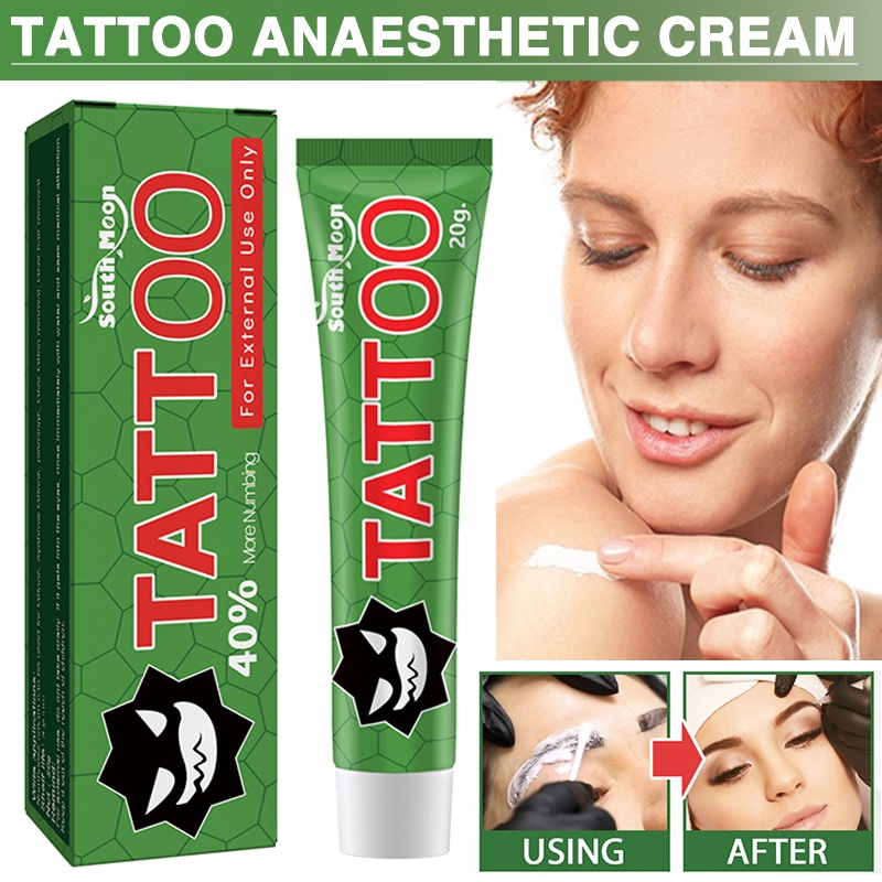 20g Anesthetic Tattoo Numbing Cream Piercings Waxing Laser Relieve Shopee Singapore