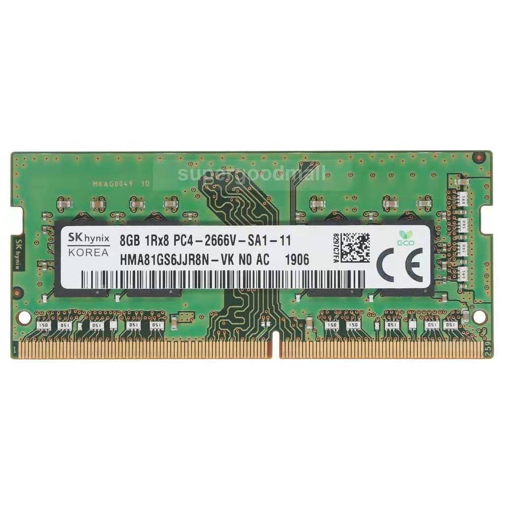 SK Hynix 8GB 1Rx8 PC4-2666V 21300S DDR4-2666Mhz 260Pin 1.2V SODIMM Laptop  Memory RAM | Shopee Singapore