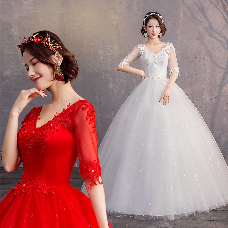 Red ball gown hot sale plus size