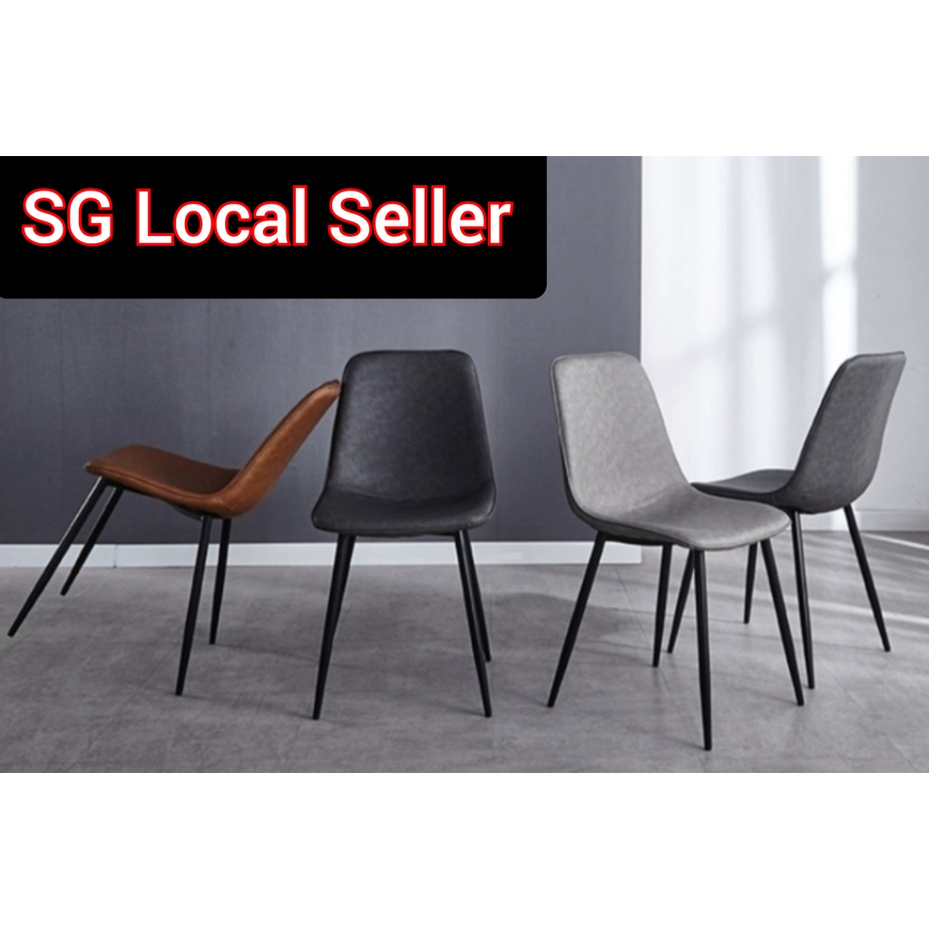 (Free Installation) - Nordic Luxury Dining office study computer Chair ...