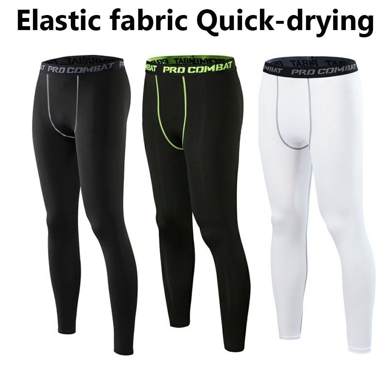 Men Compression Gym Fitness Sports Running Tights Quick-drying Pants