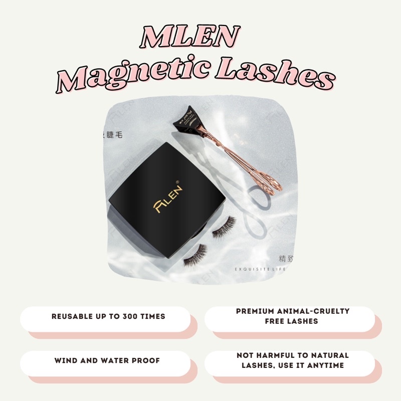 Mlen on sale magnetic eyelash