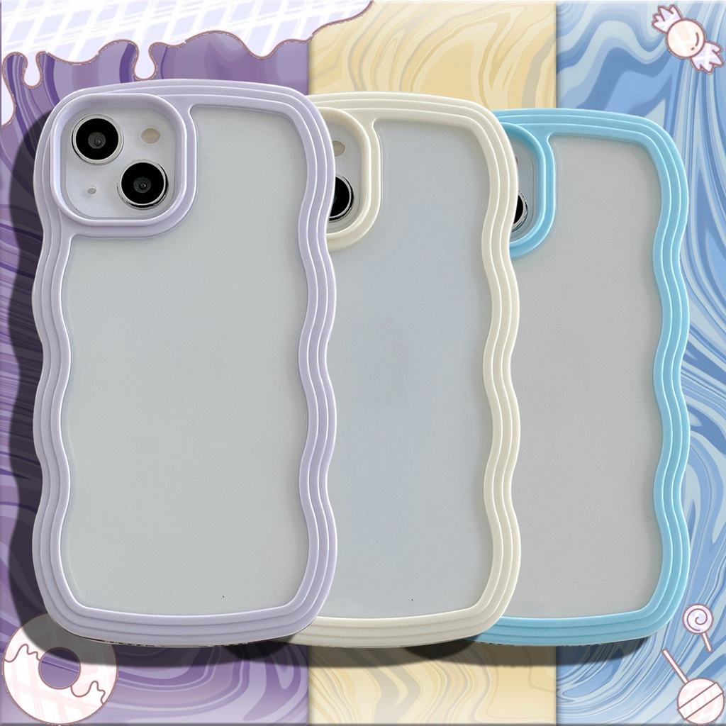 For iPhone 15 Case iPhone 15 Plus Cover Colorful Soft Edge