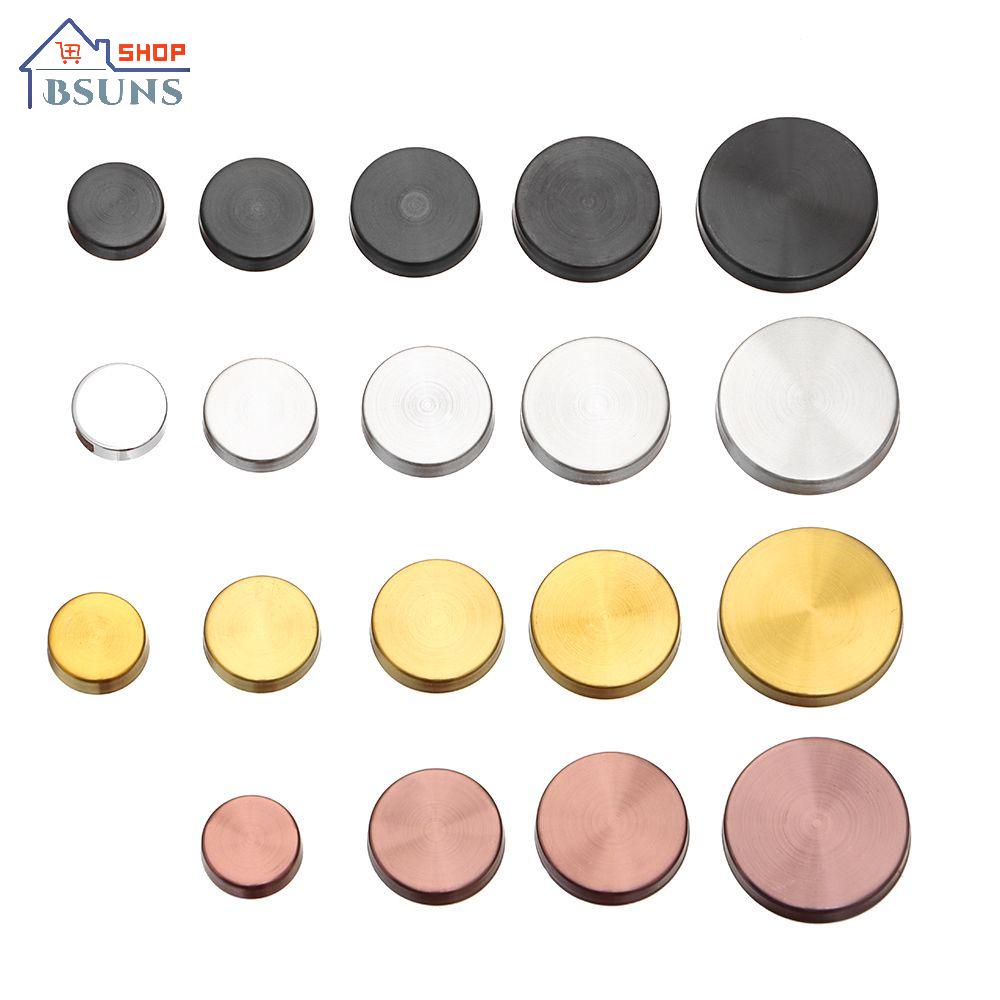 『BSUNS』 New Decoration Screw Covers Home Improvement Mirror Fixing Nails Screws Decorative Cap Stainless Steel Advertising Screws Nails Useful Furniture Hardware Mirror Fasteners/Multicolor