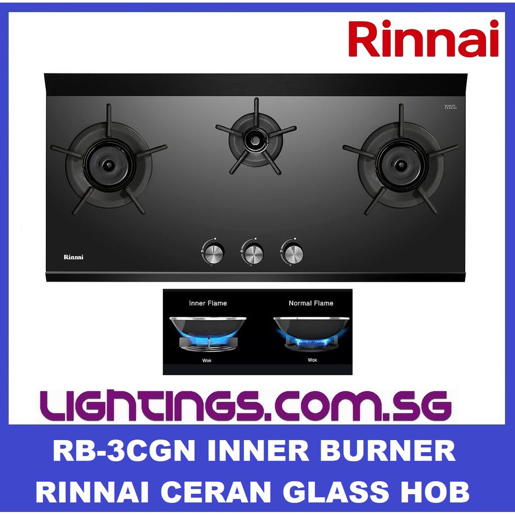 Rinnai glass online hob