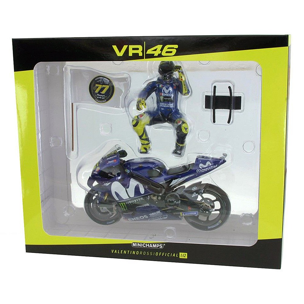 Minichamps 1/12 Yamaha YZR-M1 Valentino Rossi Catalunya Minichamps 1/12 Yamaha YZR-M1 Valentino Rossi Catalunya