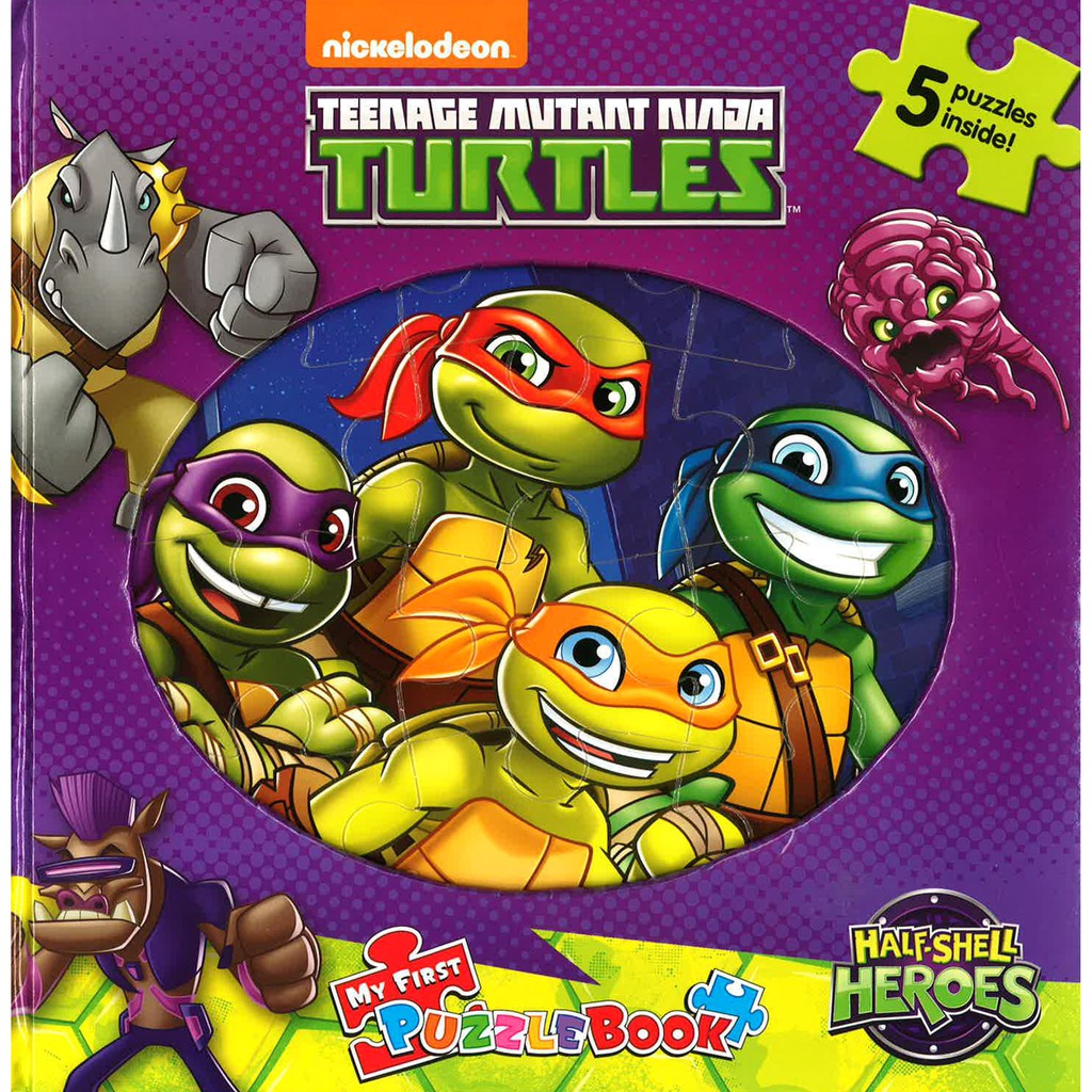 (BX) Nickelodeon: Half-Shell Heroes ( My First Puzzle Book) | Shopee ...