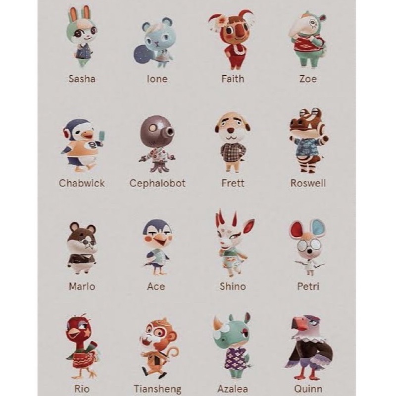 (Not Amiibo) ACNH Animal Crossing Any Villager in boxes + Free NMTs