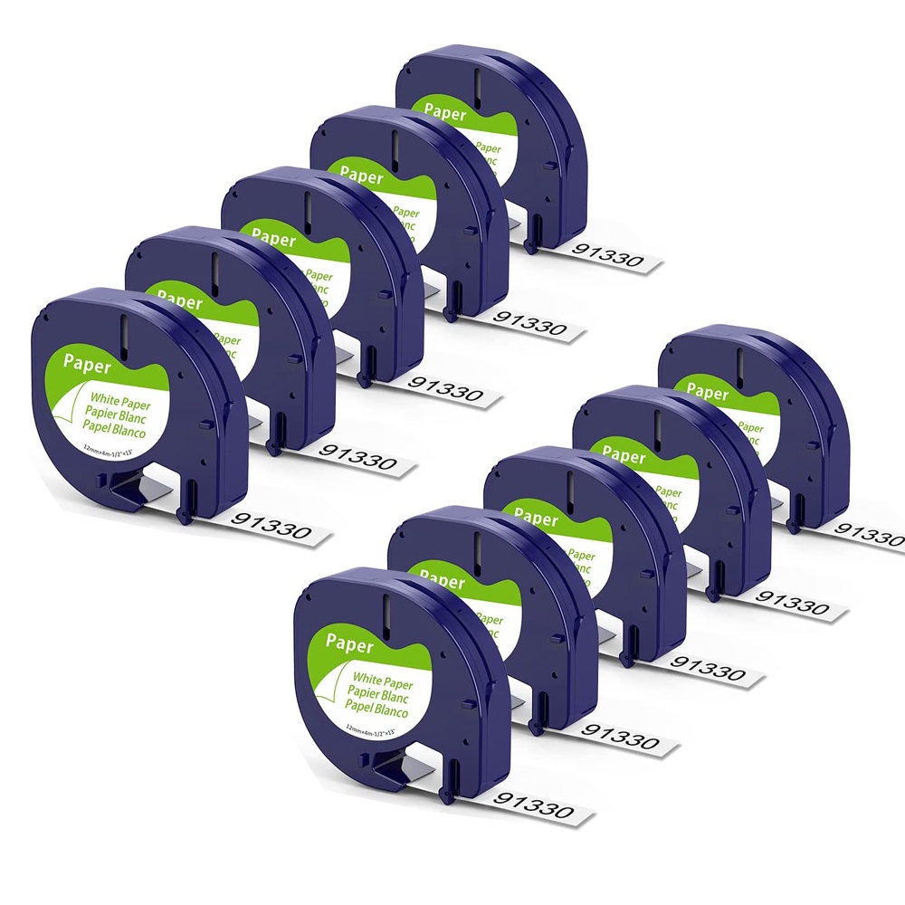 10 Pack Label Tape Replacement for DYMO Letratag Refills 91330 10697 ...