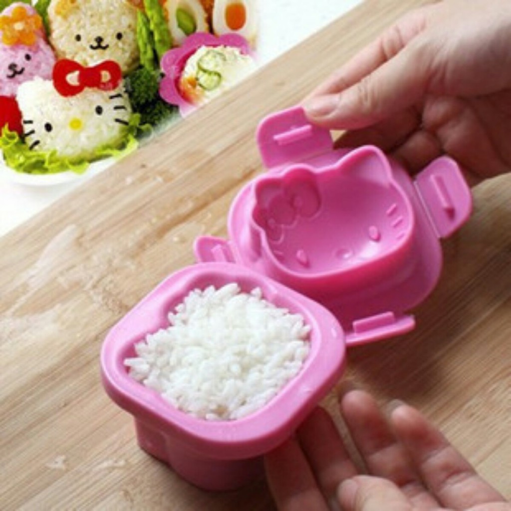 Hello kitty sushi egg mold rice egg bento kity hk motif mold | Shopee ...