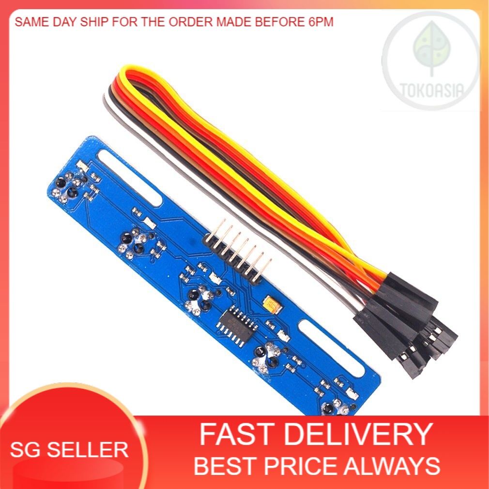 (Local Stock) TCRT5000L 5-Way Tracking Sensor Module Infrared Sensor ...