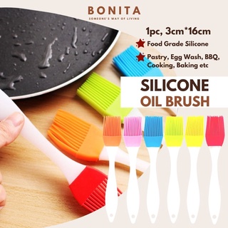 1pc ,Brush head Random Color Silicone Pastry Brush, Basting Brush For  Cooking, Kitchen Brush Butter Brush For BBQ, Baking Brush For Home,Silicone Baking  Brush,Bbq Basting Brush,Kitchen Cooking Brush For Home Use