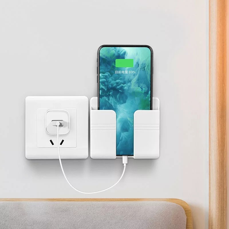 Mobile Phone Holder Phone Charging Stand Lazy Fixed Wall Hanging Bedside Pylon