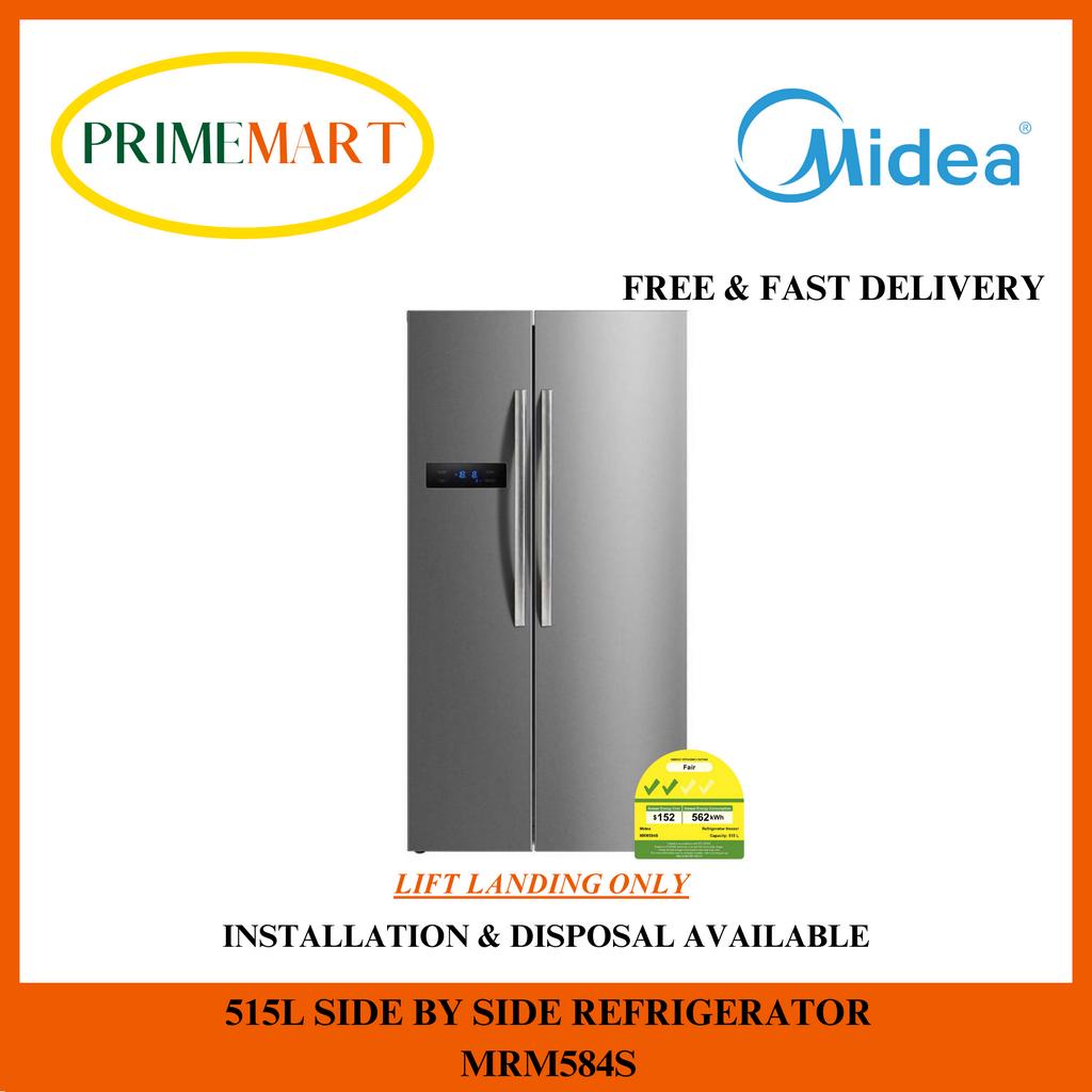 MIDEA MRM584S 515L SIDE BY SIDE 2 DOOR REFRIGERATOR 2 YEARS MIDEA
