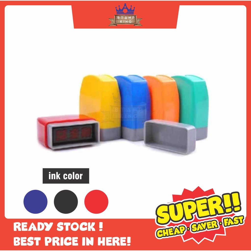 Rubber Stamp Chop Self Ink Pre ink Mini Name Chop customised Rubber ...