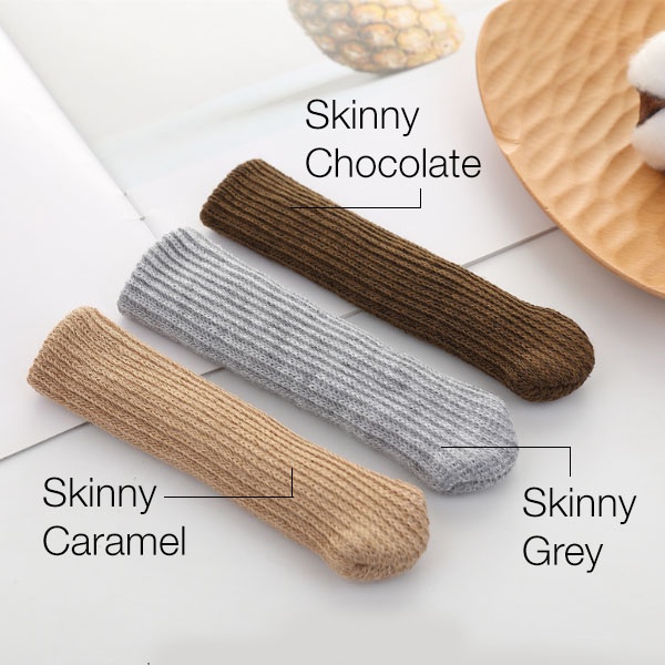 SG 8pc Skinny Grey. Black. Brown. Chair Socks Chair Leg Floor Protector Furniture Socks. 8 Pieces Per Set. Shopee Singapore