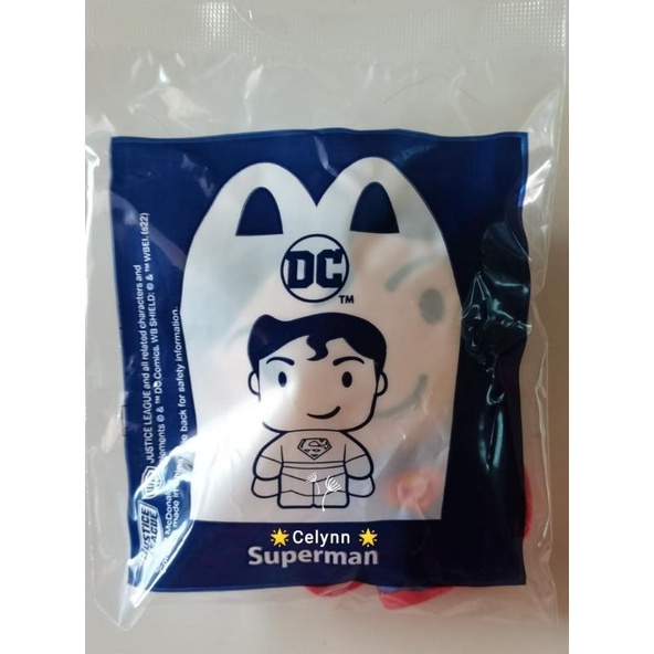 McDonald's McD Mcdonalds Happy Meal Toys DC Superheroes Plush Justice  League 2021 麦当劳DC英雄娃娃