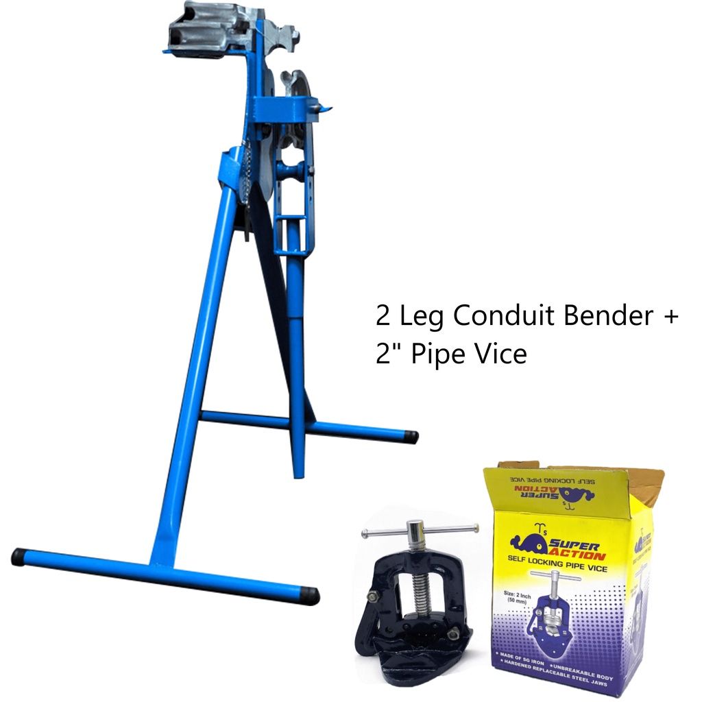 [SG STOCK] CONDUIT BENDER GI Pipe 2 or 4 Leg Stand With/ Without 2 ...