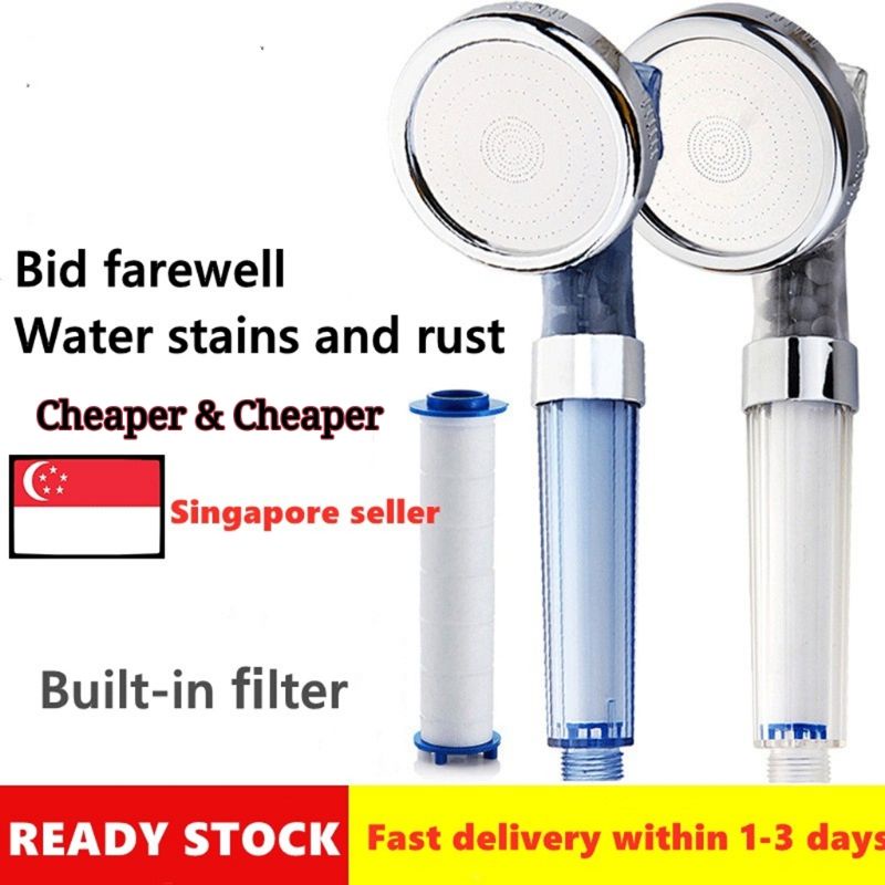 [SG Seller] FPSH1 Negative lons Bathroom Handheld Shower Head With