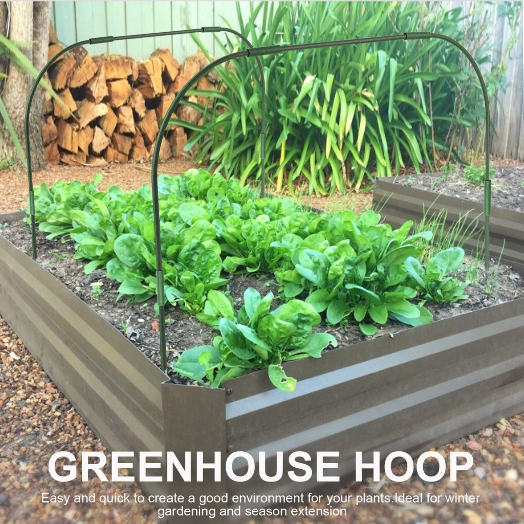 EASGarden Hoops Planting Support Frame Raised Beds Netting Sturdy