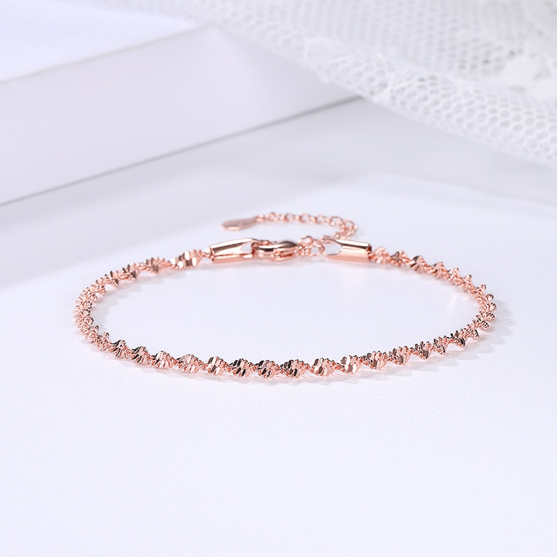 Adjustable bracelets hot sale rose gold