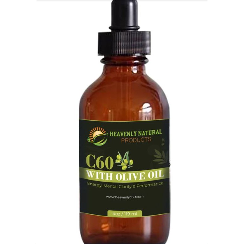 Organic C60 Olive oil 99.99 pure 119ml Carbon 60 detox supplement c60