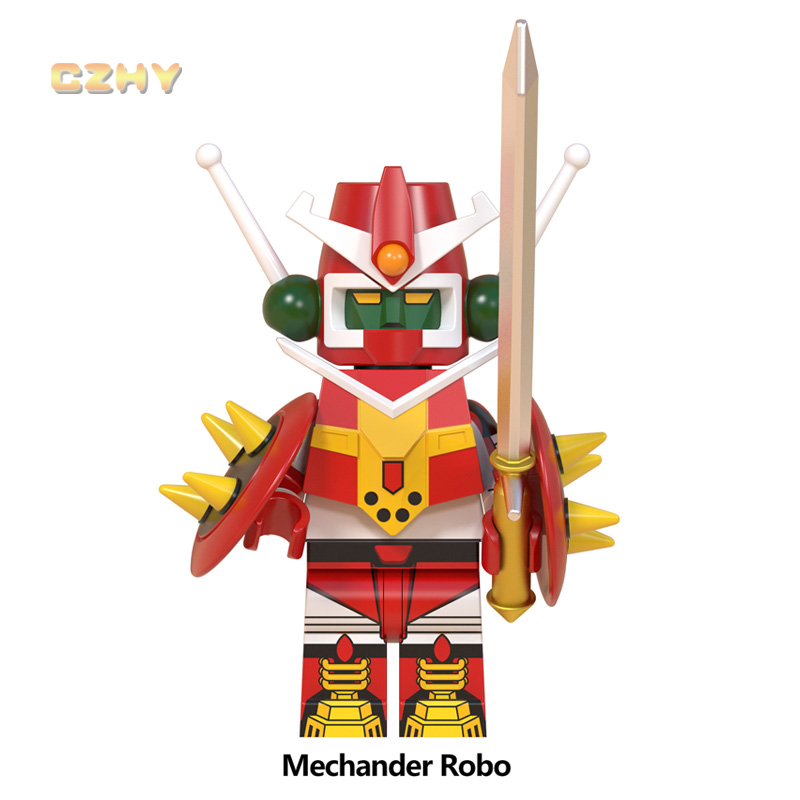 Mechander Robot Minifigures Voltes V Leader Daimos Com Battler Japanese Cartoon Kids Building Block Toys Gifts