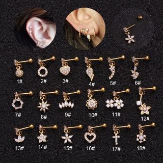 Cute stainless hot sale steel earrings