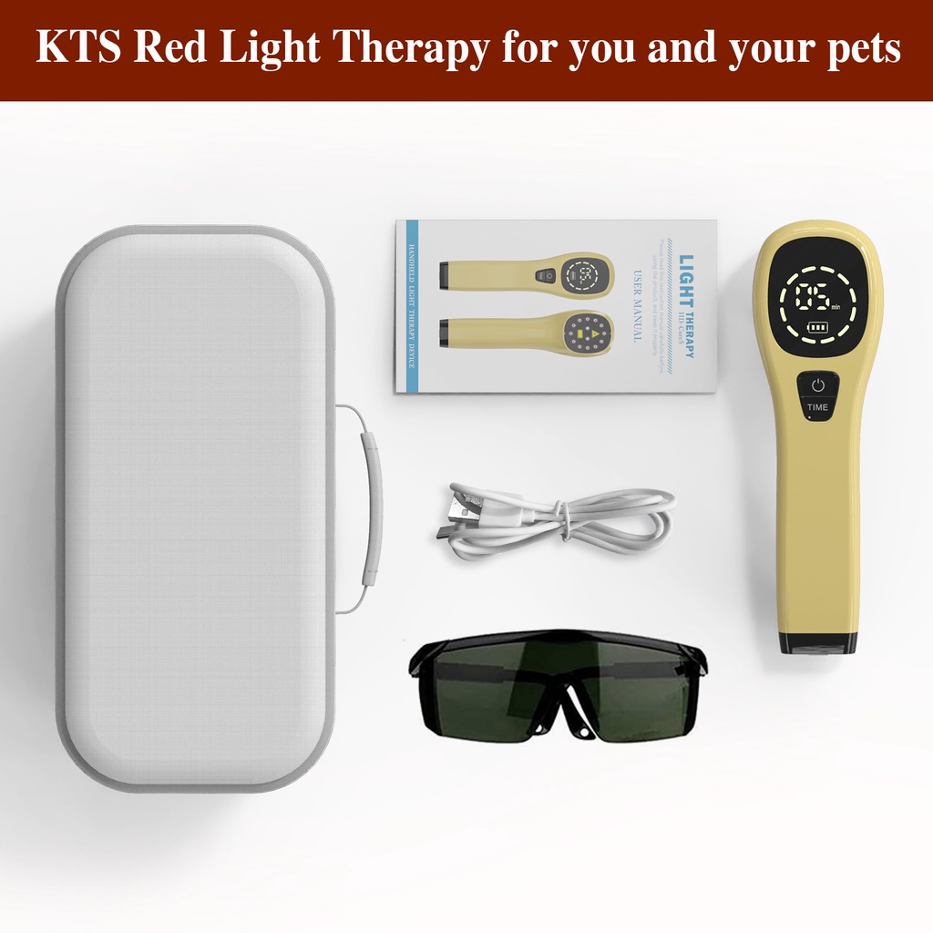 Yellow LLLT Cold Laser Device For Pets Cats Dogs Pain Relief Wound ...